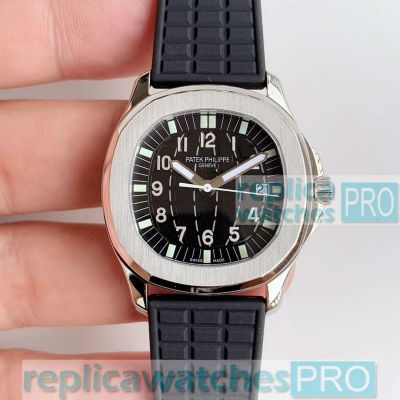 Swiss Grade Patek Philippe 5067A Aquanaut Luce Black Dial Watch 